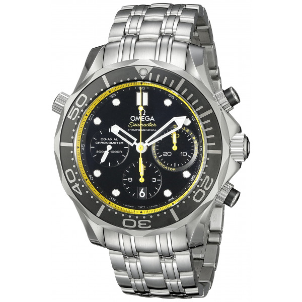 Omega 21230445001002 Reloj automático plateado con pantalla analógica y cuerda automática para hombre