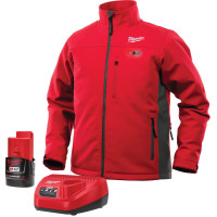 Kit de chaqueta térmica Milwaukee (2XL, rojo)