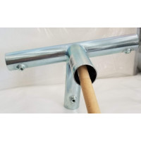 Accesorio de toldo inclinado hacia el lado izquierdo con pendiente de 4 direcciones de 1 con pata
