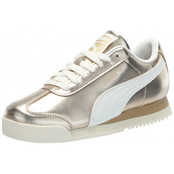 Puma Roma para mujer, 24-cromo-Puma dorado-blanco cálido, 10.5