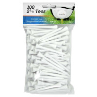 Intech Wood Golf Tees 2 3/4 pulgadas, blanco (paquete de 100)