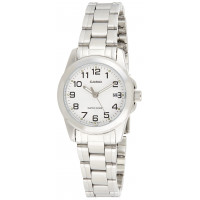 Casio LTP-1215A-7B2DF Reloj analógico de cuarzo en tono plateado para mujer