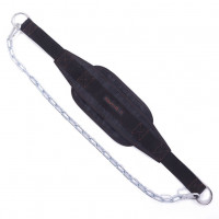 HemeraPhit Cinturón de barbilla con peso con cadena para inmersión, levantamiento de pesas, entrenamiento de fuerza, cinturón de dominadas, soporte para cintura y espalda