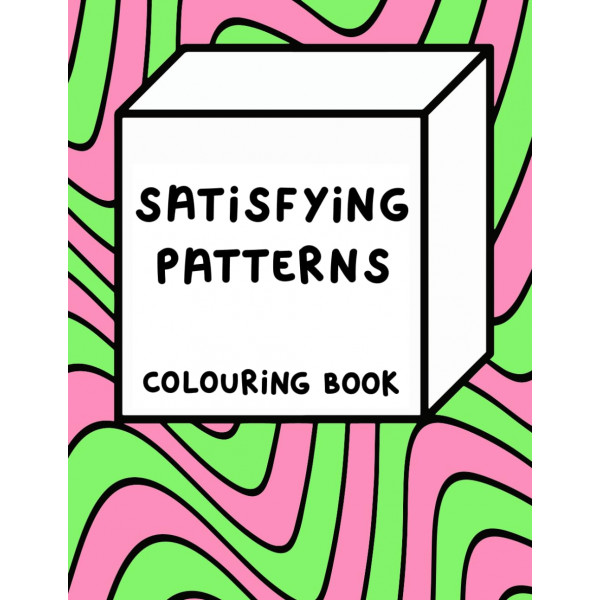 Libro para colorear de patrones satisfactorios