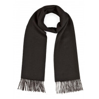 Inca Fashions - Lujosa Bufanda 100% Baby Alpaca - Máxima Suavidad - Clásicos para Hombres y Mujeres (Negro Jet)