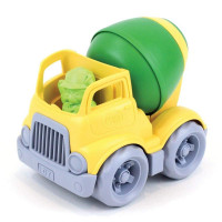 Green Toys Camión de Construcción Mezclador Verde/Amarillo, 5,75x7,5x5,6
