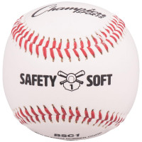 Champion Sports Syntex - Funda de piel oficial, tamaño y peso, pelotas de béisbol de compresión suave, centro de poliuretano, paquete de 12, nivel 1 (edades de 5 a 7 años)