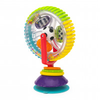 Juguete con bandeja para trona giratoria Sassy Wonder Wheel, a partir de 6 meses