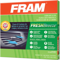 FRAM Filtro de aire de cabina Fresh Breeze de repuesto para compartimiento de pasajeros de automóvil con bicarbonato de sodio Arm and Hammer, fácil instalación, CF8045A para Lincoln Continental selecto 1995-1997