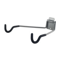 Soporte de pared para bicicleta – Ganchos acolchados de espuma EVA para bicicleta con capacidad de 50 lb – Portabicicletas de garaje abatible para bicicletas de montaña, carretera y niños de Rad Sportz