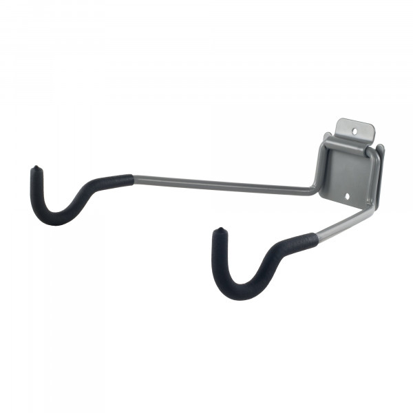 Soporte de pared para bicicleta – Ganchos acolchados de espuma EVA para bicicleta con capacidad de 50 lb – Portabicicletas de garaje abatible para bicicletas de montaña, carretera y niños de Rad Sportz
