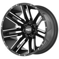Moto Metal 20X10 5X5.0 4.56-24mm NEGRO SATINADO MECANIZADO - MO97821050524N