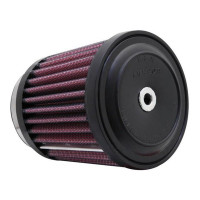 Filtro de aire universal con abrazadera K&N: alto rendimiento, premium, lavable, filtro de repuesto: diámetro de brida: 2 pulgadas, altura del filtro: 3,5 pulgadas, longitud de brida: 0,625 pulgadas, forma: redondo cónico, RE-0280