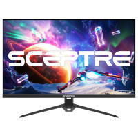 Sceptre Monitor para juegos de 24 pulgadas, 99% sRGB, 1 ms, hasta 180 Hz, FreeSync, Eye Care, FPS/RTS, DisplayPort, HDMI, parlantes incorporados, negro máquina (Serie E248B-FPT168)