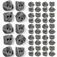 50 soportes grandes de rosca para escalada en roca para agarres de pared de roca fabricados en EE. UU.