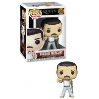 Funko POP Pop! Rocks: Queen - Freddie Mercury Radio Gaga 1985, Multicolor, 3,75 pulgadas