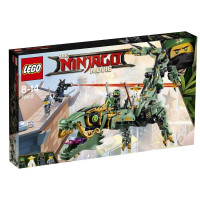 LEGO NINJAGO Película Dragón Mecánico Ninja Verde 70612 Juguete Ninja con Kit de Construcción de Figuras de Dragón (544 Piezas)