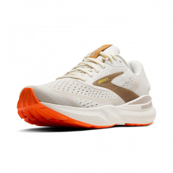 Brooks Adrenaline GTS 24, calzado para correr con soporte para hombre, coco/portabella/naranja, 9,5 mediano