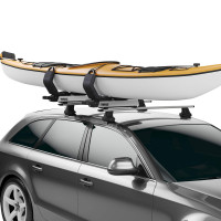 Thule Hullavator Pro Kayak Soporte para portaequipajes de techo, 40 libras de asistencia de peso