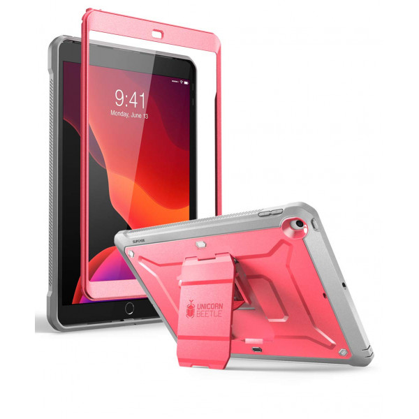 SUPCASE Funda para iPad 9.ª/8.ª/7.ª generación de 10,2 pulgadas 2021/2020/2019, Rosa