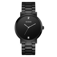 Reloj GUESS de acero inoxidable con esfera de diamantes genuinos (Modelo: U1315G3)