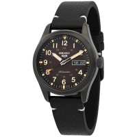 Reloj SEIKO 5 Field Specialist automático con esfera negra para hombre SRPG41