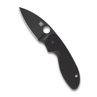Navaja de bolsillo plegable eficiente Spyderco, PlainEdge
