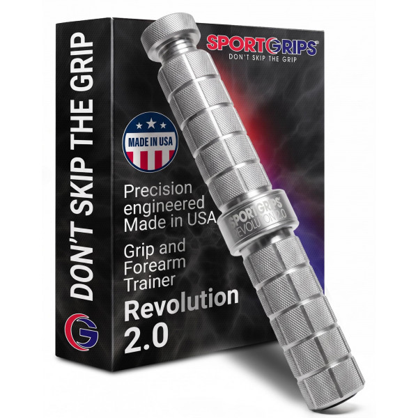 Sportgrips Sidewinder Revolution 2.0 Entrenador de agarre ajustable, fabricado en EE. UU.