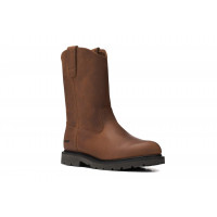 Golden Fox Wellington 1224 Bota de trabajo de cuero Wellington de 12 pulgadas, construcción ligera para agricultura y ganadería (10,5 D, Fudge)