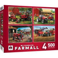 MasterPieces Rompecabezas de 2000 piezas para adultos, familias o jóvenes - Farmall paquete de 4 14 X 19 - American Puzzle Company de propiedad familiar