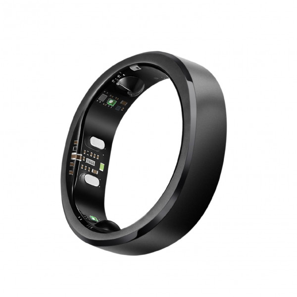 Anillo inteligente RingConn Gen 3 - Tendencias vasculares (tamaño 11, negro mate)