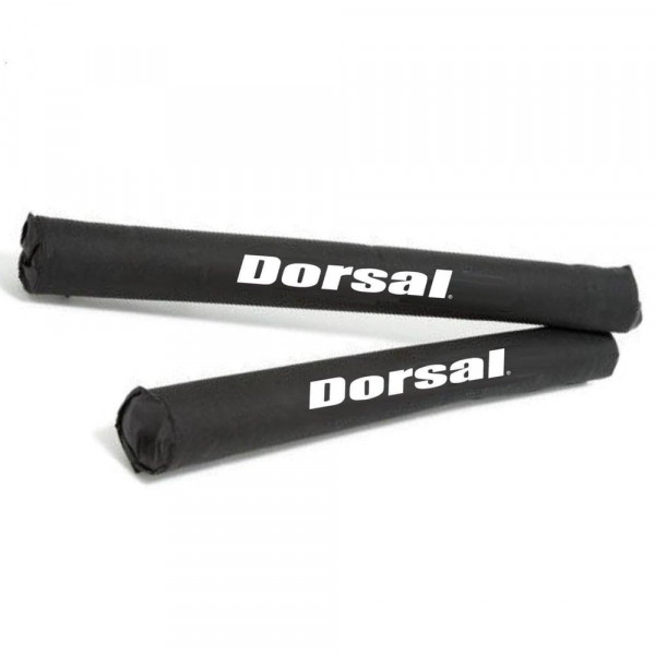 DORSAL Barra transversal redonda Tabla de surf Longboard Snowboard SUP Surf Almohadillas para portaequipajes de techo 28 pulgadas