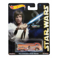 Hot Wheels Cultura pop, Star Wars, Vehículo fundido a presión Volkswagen Drag Truck de Luke Skywalker