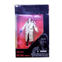 Star Wars 2015 The Black Series Han Solo (Endor) Figura de acción exclusiva de 3,75 pulgadas