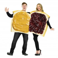 Conjunto de disfraz para adulto de mantequilla de maní y gelatina Fun World