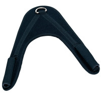 Arnés acolchado Body-Solid ACH18 Ab Crunch, equipo de entrenamiento con cable para entrenamiento de gimnasio en casa para apoyar su ejercicio abdominal y fuerza central, negro