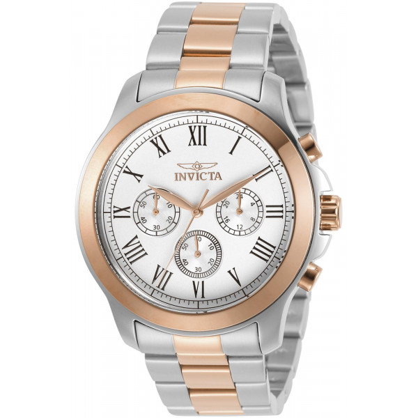 Invicta Reloj de cuarzo suizo de dos tonos con pantalla analógica especial 21660 para hombre