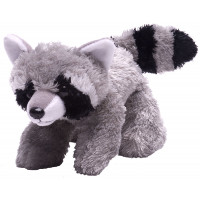 Mini mapache de peluche Hug'ems de Wild Republic - 7