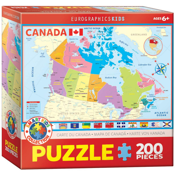 Mapa de Canadá