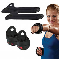 Pesas de muñeca SPRI Thumblock, pesas de brazo ajustables
