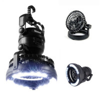 Linterna LED portátil para acampar Odoland con ventilador de techo - Emergencia por huracanes