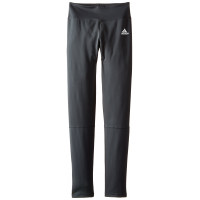 adidas Big Girls 3 Strip Block Tight, Negro/Blanco, XL