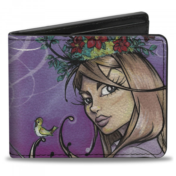Cartera plegable con hebilla - Le Fleur