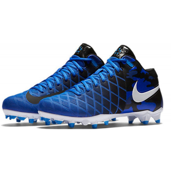 Nike Field General Pro TD Racer Azul/Negro/Blanco Zapatos con tacos para hombre 10.5