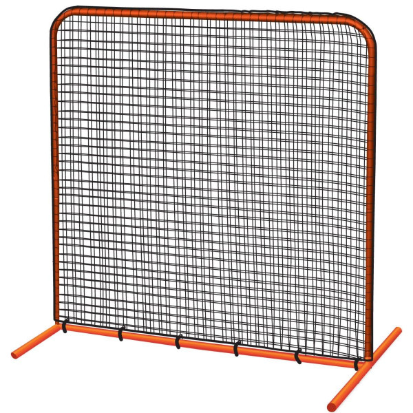 CHAMPRO Pantalla de práctica cuadrada con marco de acero protector Brute, red para jaula de bateo de béisbol/sóftbol, ​​7' x 7'