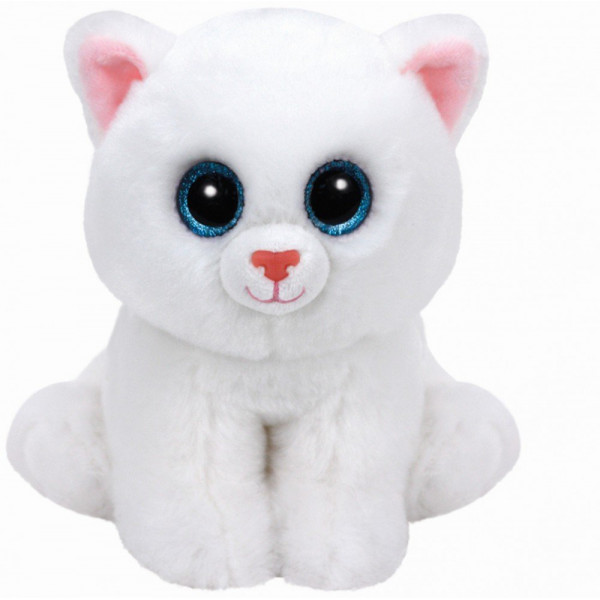 Peluche de Gato Ty Pearl, Blanco, Regular