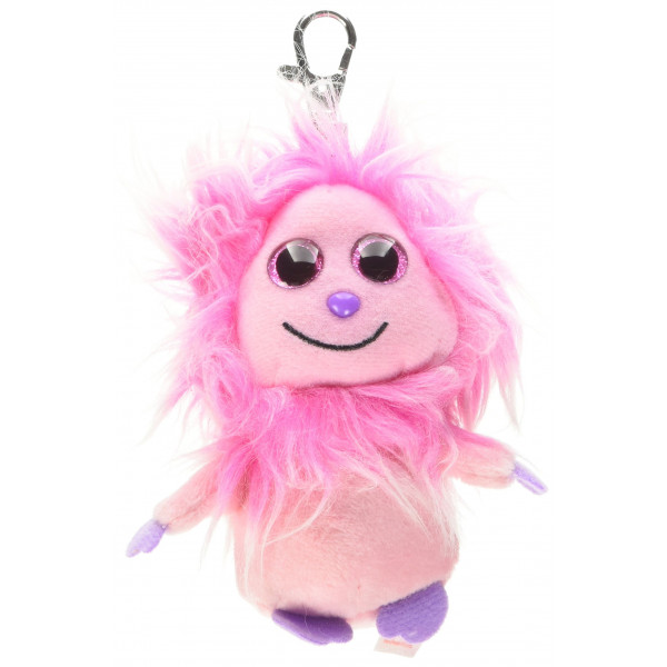 Clip de peluche Ty Kink, rosa, talla única