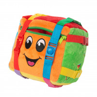 Buckle Toys, Cubo de bingo, juguete de peluche para niños pequeños para actividades de aprendizaje preescolar