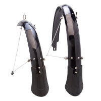 Guardabarros de bicicleta Planet Bike Cascadia ALX de aluminio, 26 x 60 mm, se adapta a neumáticos de hasta 50 mm de ancho