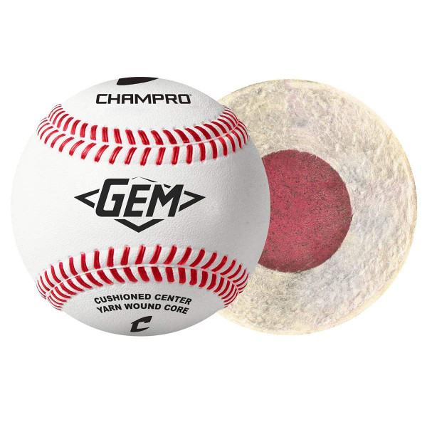 Pelota de béisbol CHAMPRO Gem - Docena (12)